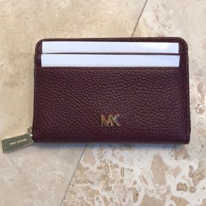 Michael Kors Money pieces leather coin card case